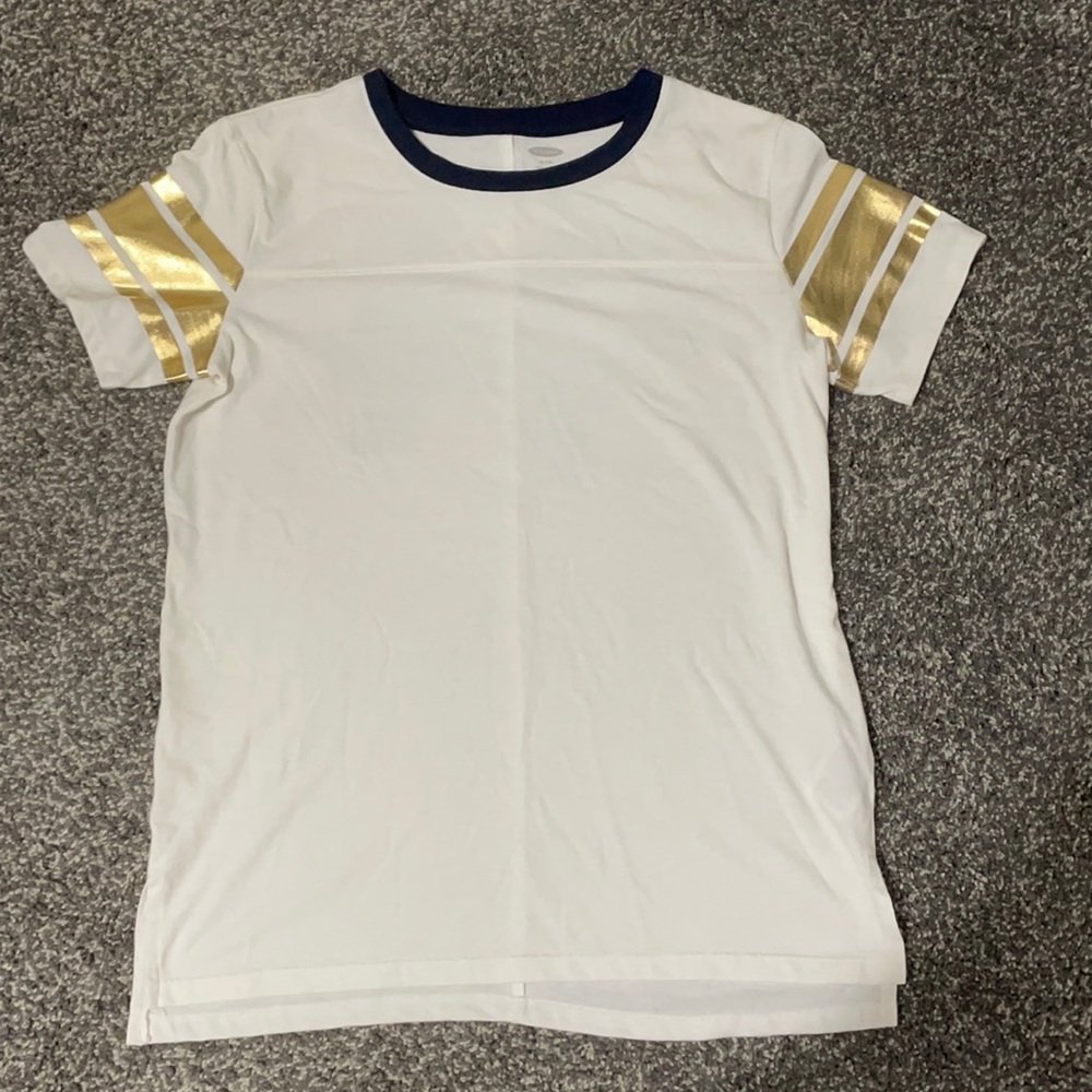Girls Old Navy size 14 cream colored shirt.